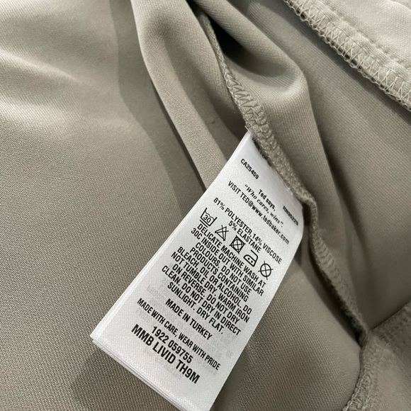 Ted Baker Livid Slim Fit Bomber Jacket Natural 5/L - Picture 10 of 10